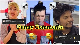 Non Stop Funny Instagram Comments  Ankur khan [upl. by Nahoj]