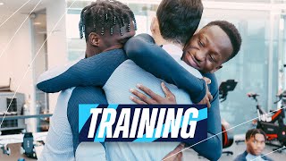 POSITIVE VIBES AT TOTTENHAM HOTSPUR TRAINING [upl. by Ailes]