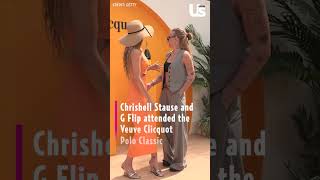 Chrishell Stause amp G Flip at the Veuve Clicquot Polo Classic [upl. by Edijabab]