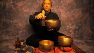 Chakra Meditation Series 7th ChakraSahasrara using B Note Singing Bowls in HD [upl. by Luise]