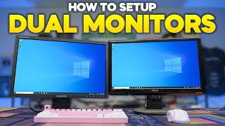 How To Setup Dual Monitors  2024 [upl. by Rainie712]