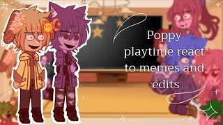 Poppy playtime react to memes and edits  p 1 [upl. by Ayak]