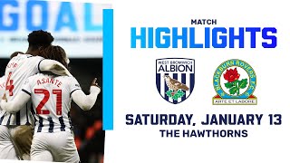 ThomasAsante stars to continue strong Hawthorns form  Albion 41 Blackburn  MATCH HIGHLIGHTS [upl. by Segroeg]