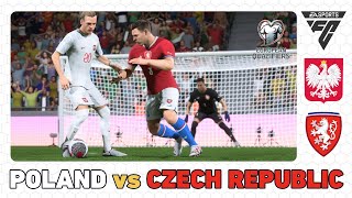 POLAND vs CZECH REPUBLIC  UEFA European Championship Qualifying  EA FC 24 [upl. by Eseila]