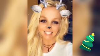 Britney Spears Sings White Christmas  2019 [upl. by Iduj]