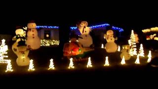 Christmas Lights 12112011 Pinellas Park Florida [upl. by Jonina689]