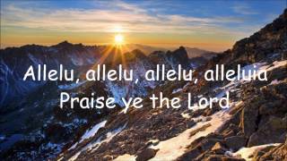 Praise Ye the Lord Lyrics [upl. by Sibell]