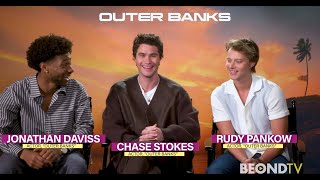 Chase Stokes gets personal as we chat with the quotOuter Banksquot stars [upl. by Anaihk597]