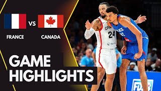 FRANCE VS CANADA  Basketball Friendly Game  Full Highlights  July 192024 [upl. by Kciregor]