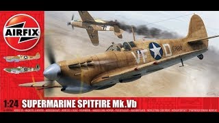 Airfix 124 Spitfire Vb Update 5 RAF Dark Earth [upl. by Anitnauq159]