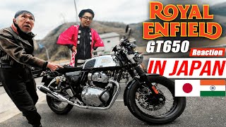 Japanese Riders reacts to GT 650 II Indian in Japan II [upl. by Ahgiela]