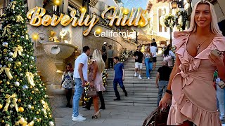 Beverly Hills Walking Tour in Los Angeles California  Exotic Cars  Supercars  Luxury Cars in 4K [upl. by Niel810]