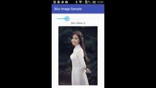 Blurring ImageView in Android [upl. by Fates]