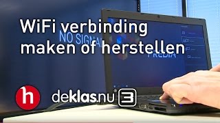 Wifi verbinding maken of herstellen [upl. by Mohl]