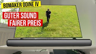 Soundbar unter 100 Euro im Test So gut ist die Bomaker Odine IV TV Soundbar 20 Mini Review [upl. by Liva295]