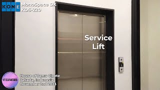 Brand New KONE MonoSpace DX Service Lift  House of Jamu Jakarta [upl. by Buna]