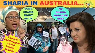 FIERY EXCHANGE Yassmin AbdelMagied amp Jacqui Lambie DEBATE Sharia Law [upl. by Diahann]