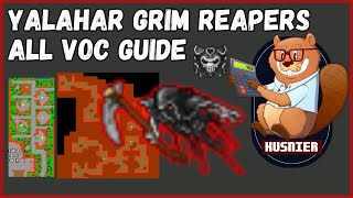 Yalahar Grim Reapers  All Voc Guide  Tibia [upl. by Roosevelt]