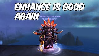 ENHANCE IS GOOD AGAIN  1102 Enhancement Shaman PvP  WoW The War Within [upl. by Templeton]