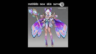 mlbb Mathilda new skin survey mobile legends updates upcoming skins events whatsnext [upl. by Deva871]