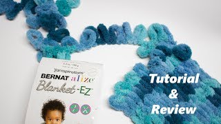 Tutorial and Review Yarnspirations Loop yarn [upl. by Paff]