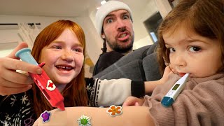 FAMiLY CHECKUP from Doctor Adley Playing our favorite games in REAL LiFE or ROBLOX Niko sick day [upl. by Yael]