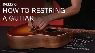 How to Restring A Guitar StepbyStep Guide [upl. by Glassman653]