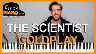 COLDPLAY  THE SCIENTIST EASY SONGS ON PIANO  TUTORIAL [upl. by Derfnam]