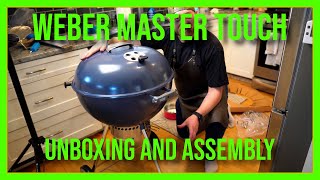 New Weber Kettle MasterTouch  Unboxing Assembly and Overview  2024 Grill in Matte Slate [upl. by Meer576]