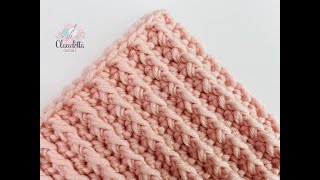 🇺🇸 CROCHET Alpines Stitch  BEGINNER [upl. by Gamal]