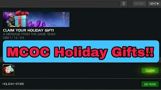 Every MCOC Holiday Gift  Throne breakerCavalierUncollected and Conqueror Gifts  CEO Luck [upl. by Assirek]