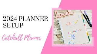 2024 PLANNER SETUP  Catch All Planner [upl. by Idurt]