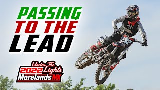 Passing To The Lead  2022 Morelands MX Round 8  14 M2 [upl. by Hallock]