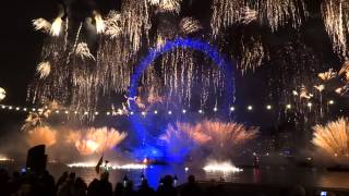 London 2013 Fireworks  Front Row Seat 1080p HD [upl. by Sansone39]