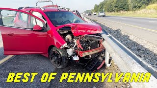 BEST OF PENNSYLVANIA DRIVERS  20 Minutes of Road Rage Accidents Convenient Cop amp More [upl. by Acinomal]