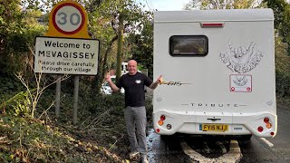 Motorhome trip to mevagissey fishing village Cornwall caravan motorhome travel cornwall vanlife [upl. by Ludwigg]