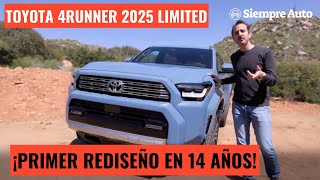 2025 Toyota 4Runner Limited Primer vistazo y características de la sexta generación [upl. by Neerual]