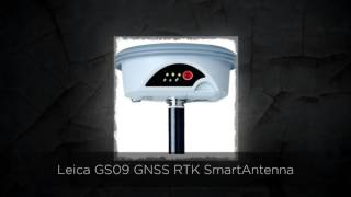 Leica GS09 GNSS RTK SmartAntenna [upl. by Tnecillim]