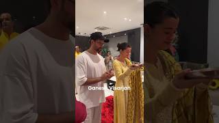 Ganesh Chaturthi Celebration  Hrithik Roshan  Saba Azad  Sunaina Roshan  Ganpati Bappa Morya [upl. by Eiahpets]