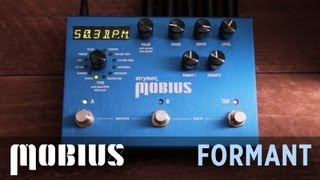 Strymon Mobius  Formant Machine audio demo [upl. by Hctud210]