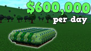 New 600Kday Bloxburg Berry Bush Farm [upl. by Kettie739]