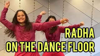 RADHA ON THE DANCE FLOOR bollywood wedding dance Ritus dance studio Surat dance BRIDESMAIDS [upl. by Soinski732]