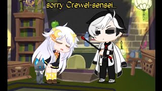 When Crewel came to classroom early  Twisted Wonderland Gacha Club [upl. by Nanyt]