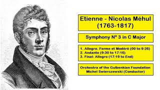 Etienne Nicolas Mehul 17631817  Symphony Nº 3 in C Major [upl. by Assisi]