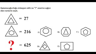 Məntiq testləri Qanunauyğunluqlar 14 Asan İzah [upl. by Eliezer]