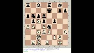 Wahoo 4 vs Stockfish 240820  Vant Kruijs Symmetrical Opening chess [upl. by Pubilis]