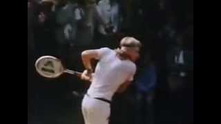 Bjorn Borg learne super backhand 1 [upl. by Varin]