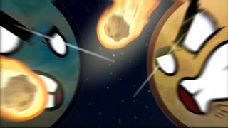 Titan vs Ganymede The king of the moons death fight💀  SolarBalls [upl. by Ephram]