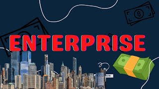 What is Enterprise Difference between enterprise and business [upl. by Anoyek961]