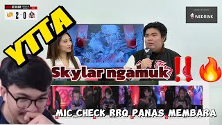 MIC CHECK RRQ PANAS BANGET GELOO SKYLAR NGAMUK🔥‼️SUTSUJIN MODE DINGIN🥶APAKAH RRQ YTTA⁉️ [upl. by Ferro615]